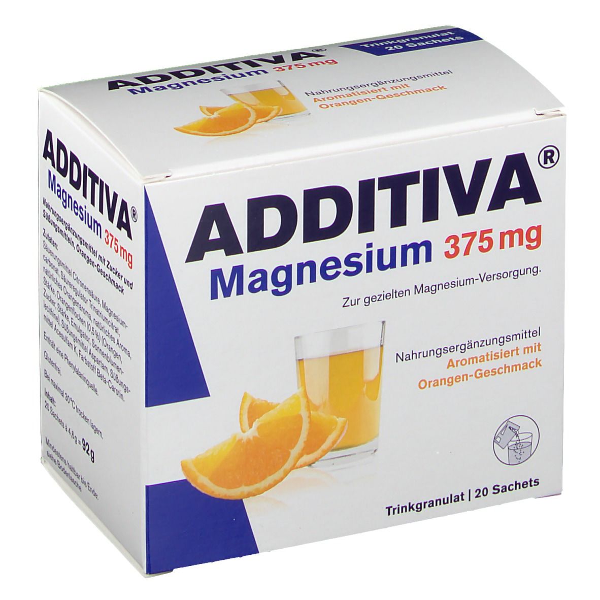 ADDITIVA® Magnesium 375 mg Granulat Orange