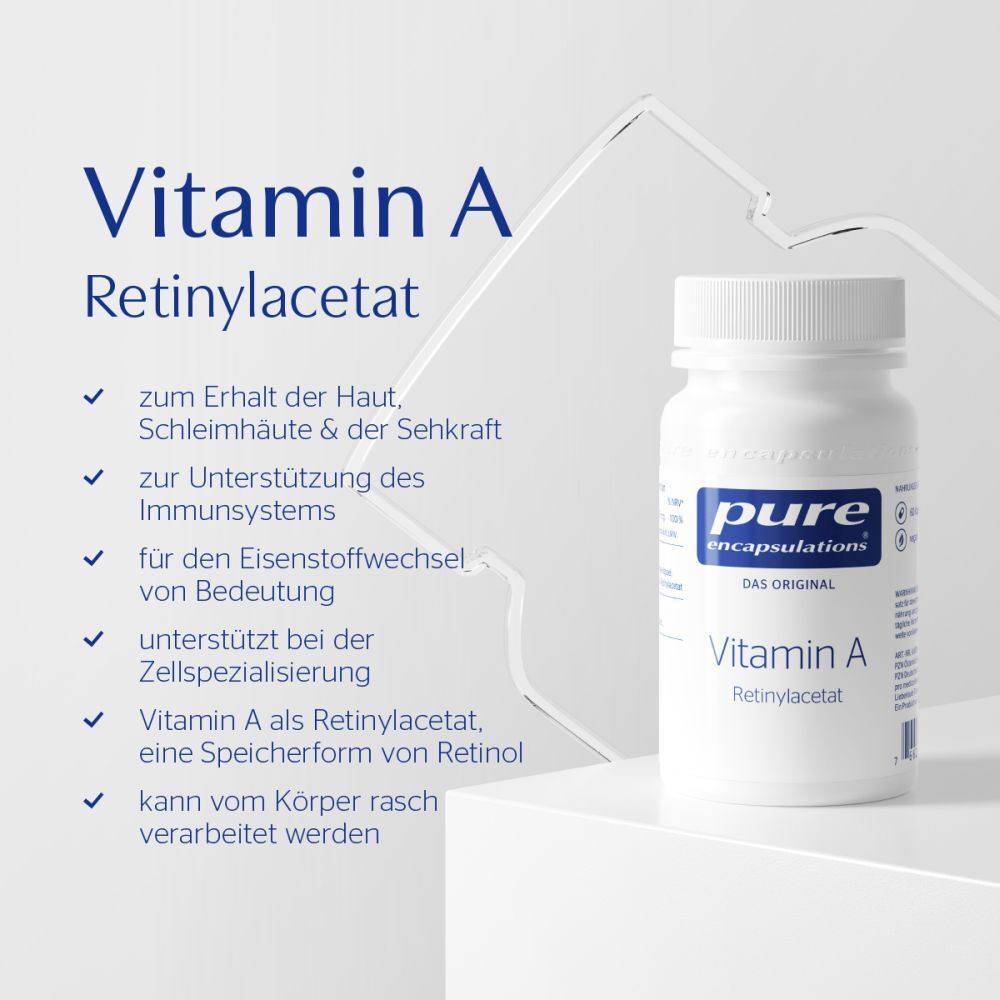 pure encapsulations® Vitamin A Retinylacetat Kapseln