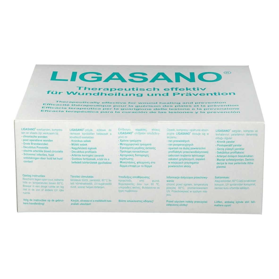 LIGASANO® Wundverband weiss steril 0,4 cm x 1,5 cm x 100 cm