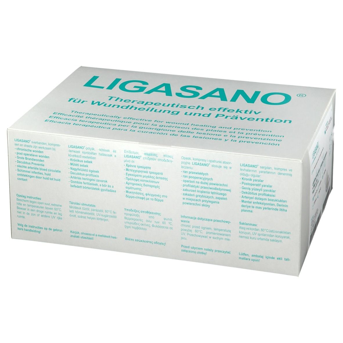 LIGASANO® Wundverband weiss steril 0,4 cm x 1,5 cm x 100 cm