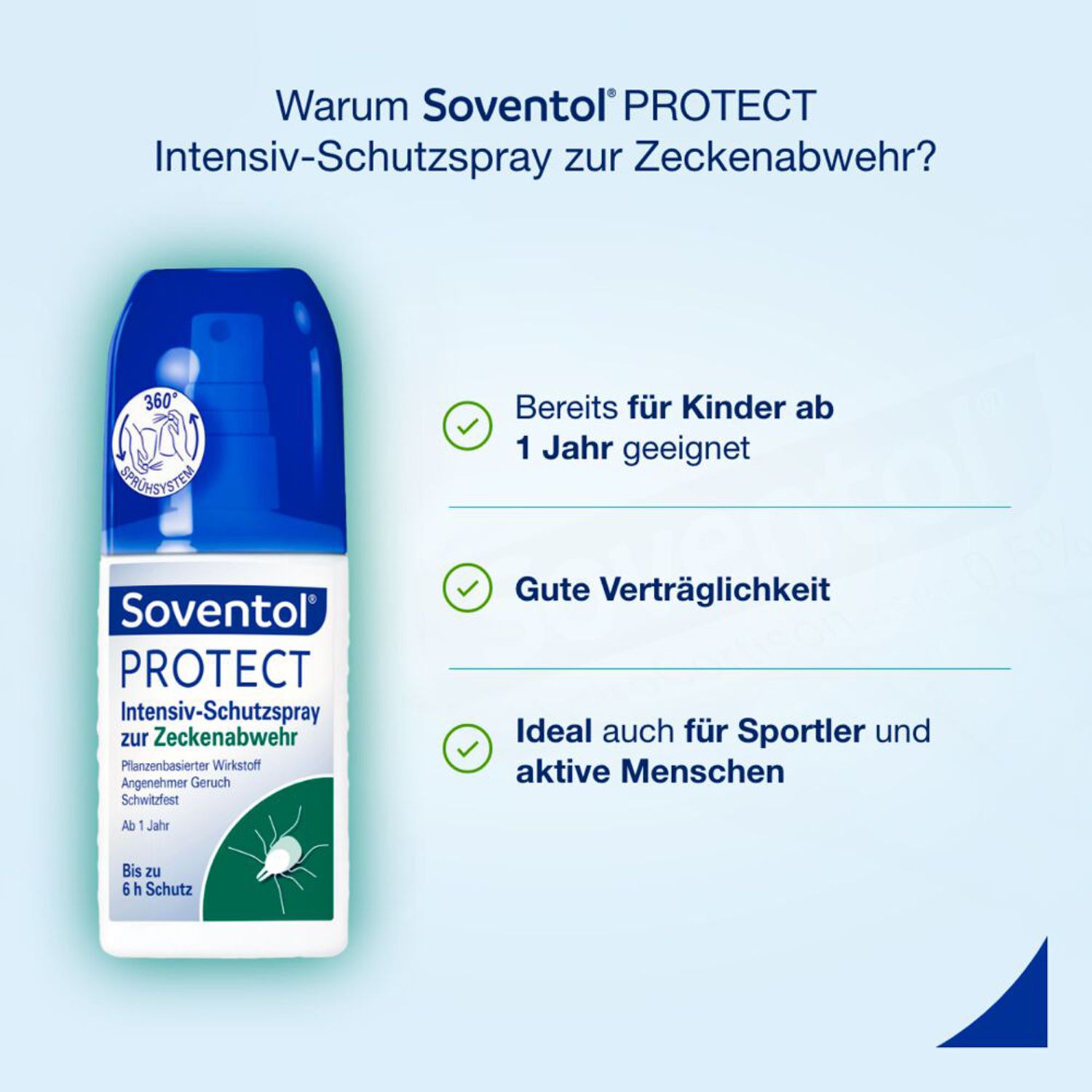 Soventol Protect Zecke zur Zeckenabwehr