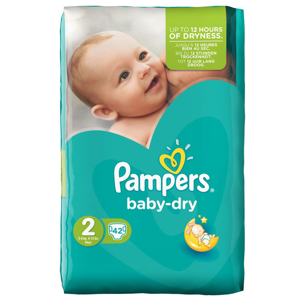 Pampers® baby-dry Gr. 2 Mini 3-6 kg Sparpack