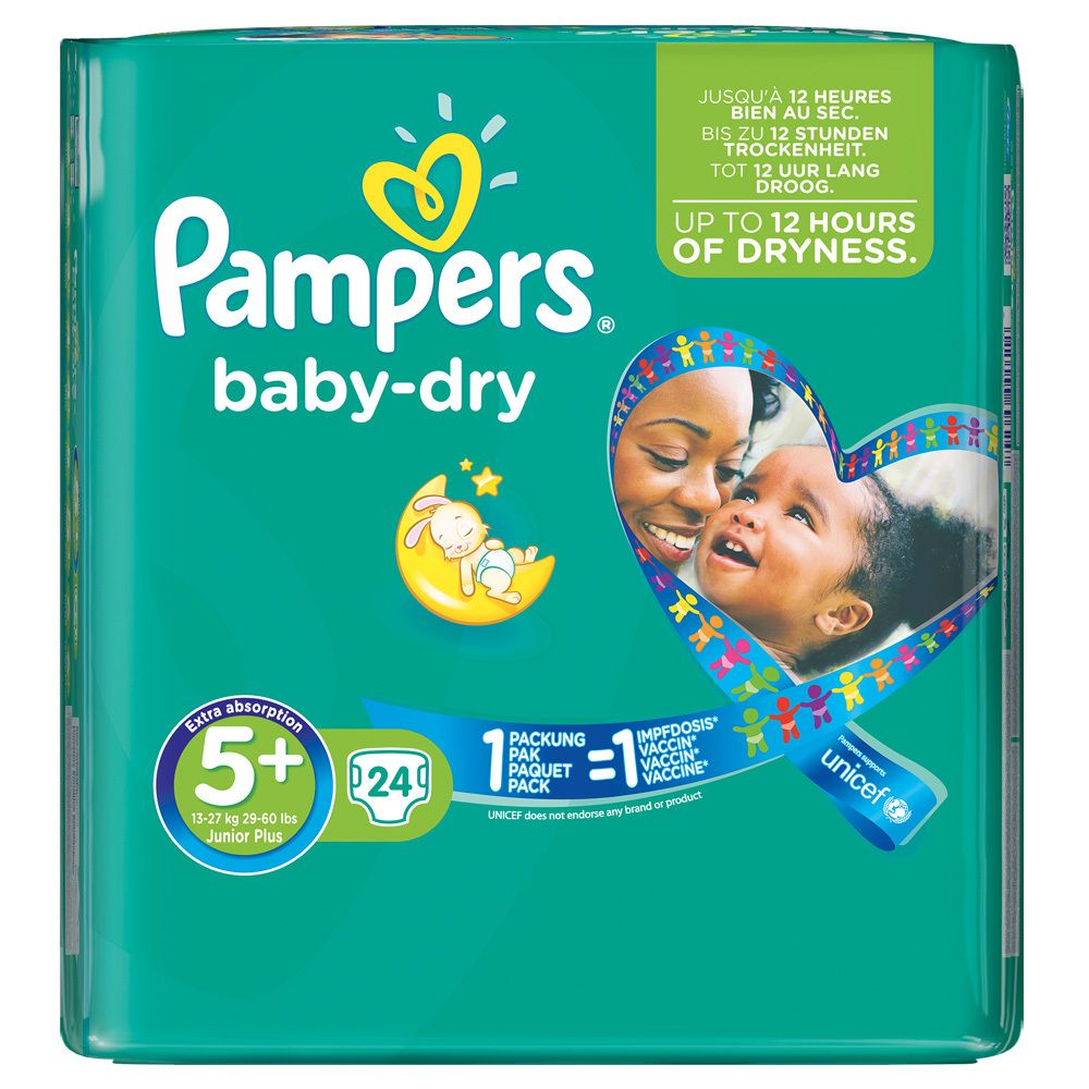 Pampers baby dry Gr. 5+ Junior Sparpack