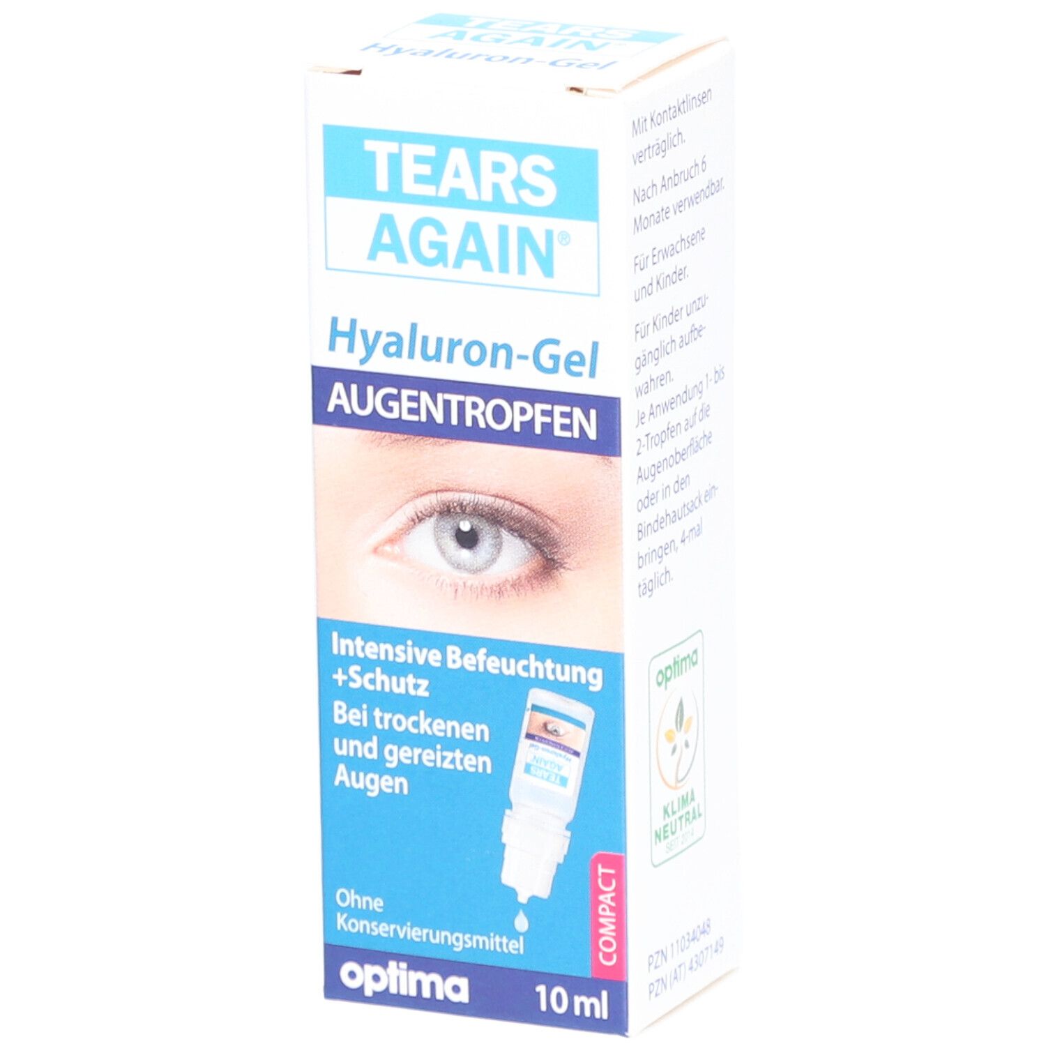 TEARS AGAIN Gel Augentropfen Hyaluron 0,3%