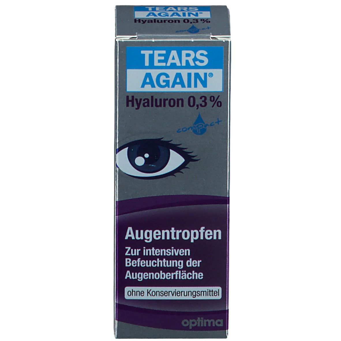 TEARS AGAIN Gel Augentropfen Hyaluron 0,3%