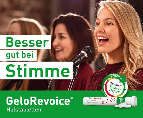 GeloRevoice Halstabletten Kirsch-Menthol bei Heiserkeit & Stimmverlust