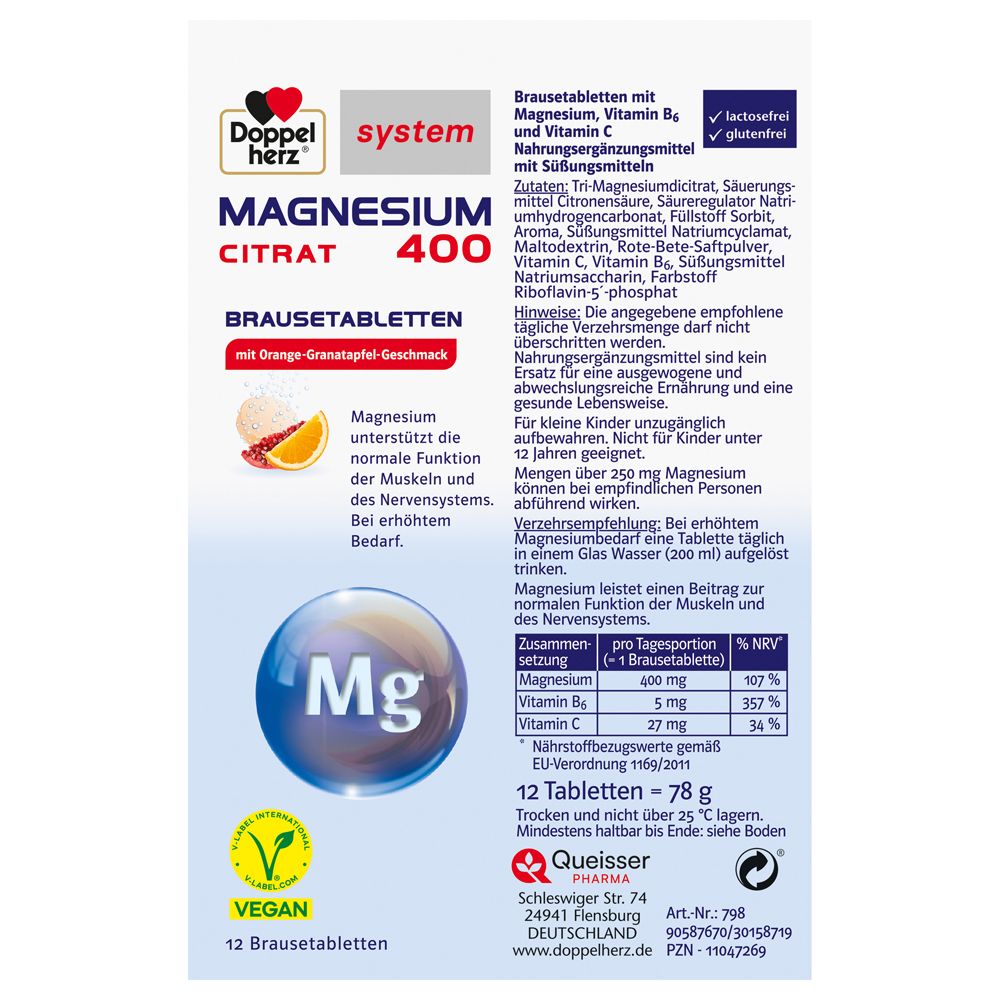 Doppelherz® system MAGNESIUM CITRAT 400