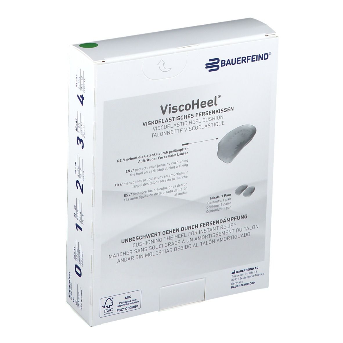 ViscoHeel® Fersenkissen Gr. 3