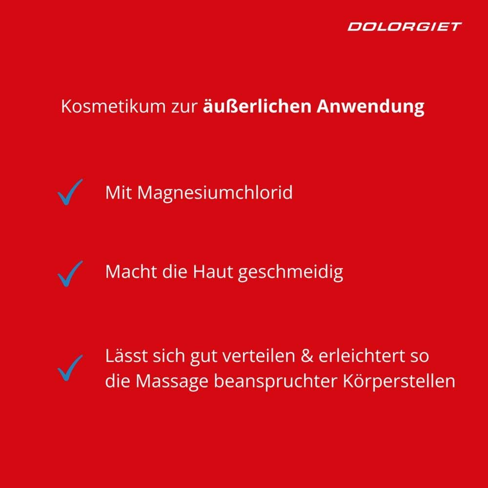 Roter Hintergrund mit Text und blauen Häkchen. Text: Kosmetikum zur äußerlichen Anwendung.