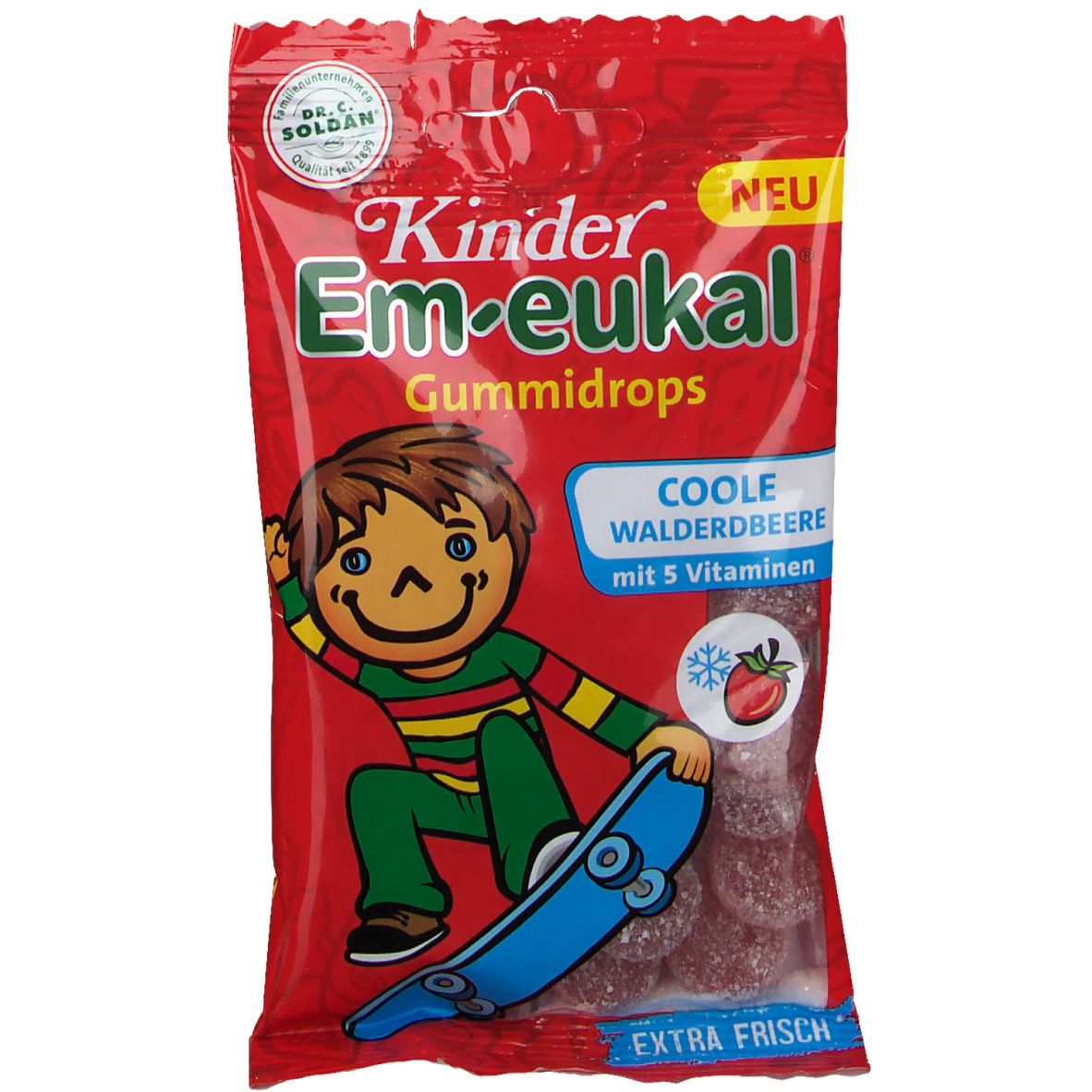 Kinder Em-eukal® Coole Walderdbeere Gummidrops
