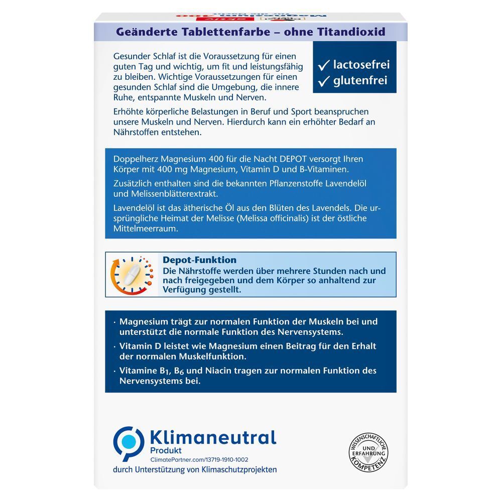 Doppelherz® aktiv Magnesium 400 für die Nacht