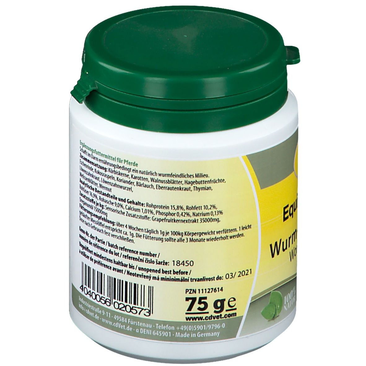 cd Vet EquiGreen Wurm-o-Vet forte