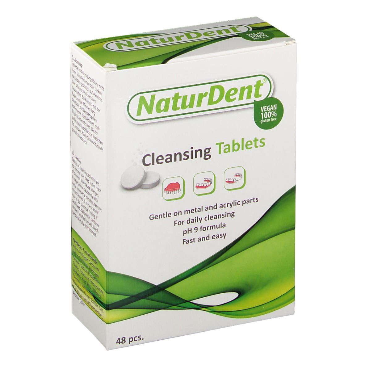 NaturDent® Reinigungstabletten für den Zahnersatz