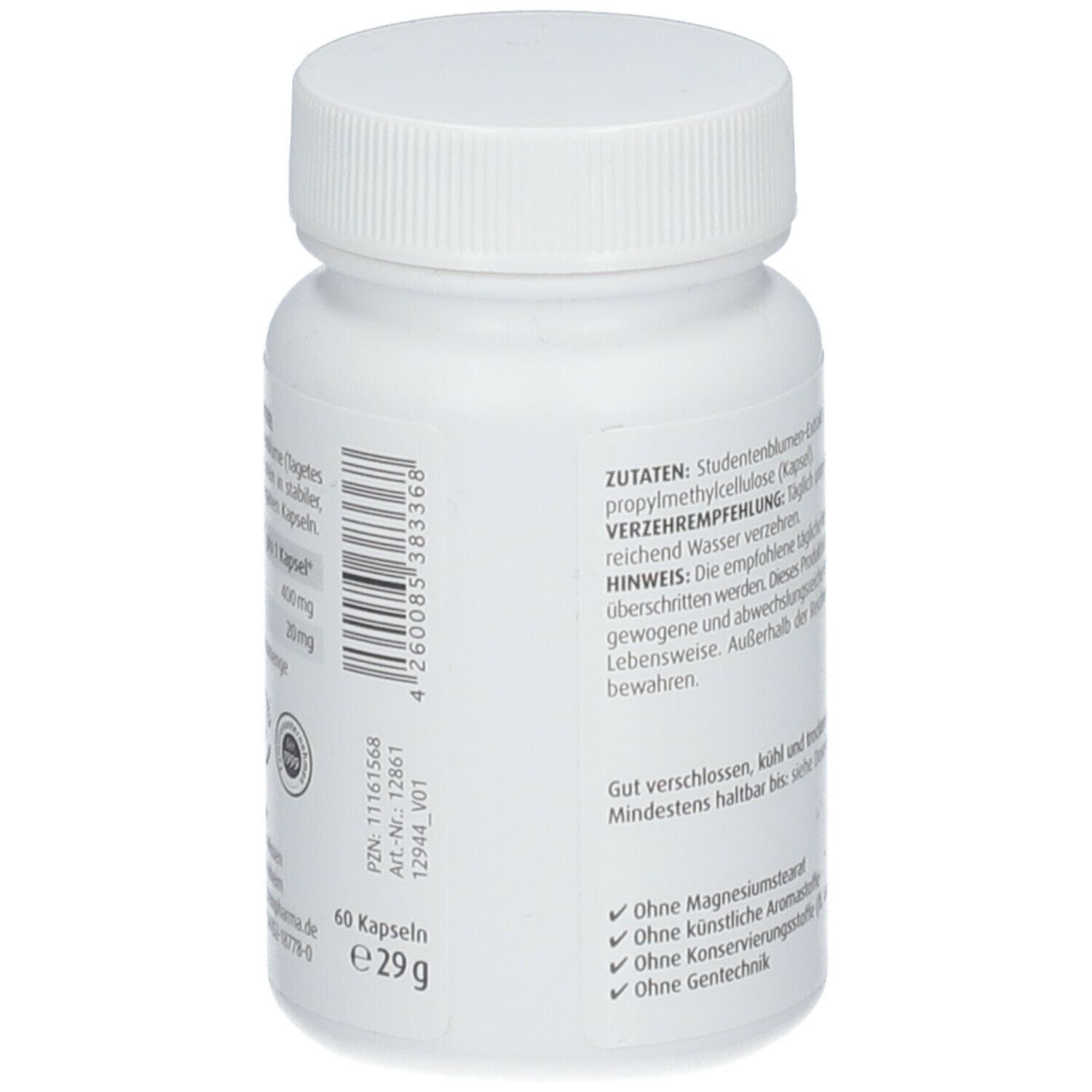 ZeinPharma® Lutein Kapseln 20 mg ZeinPhama