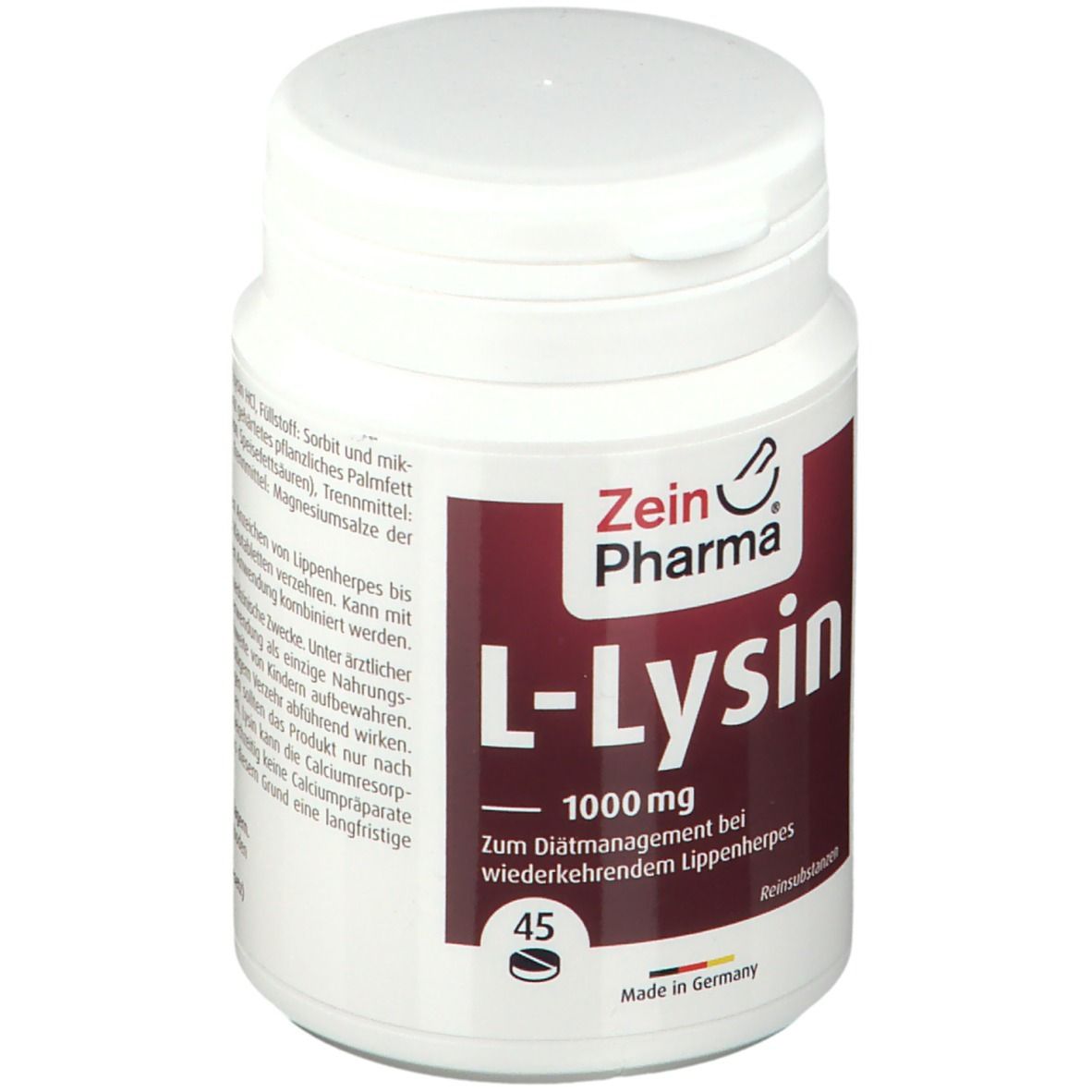 ZeinPharma® L Lysin Kautabletten