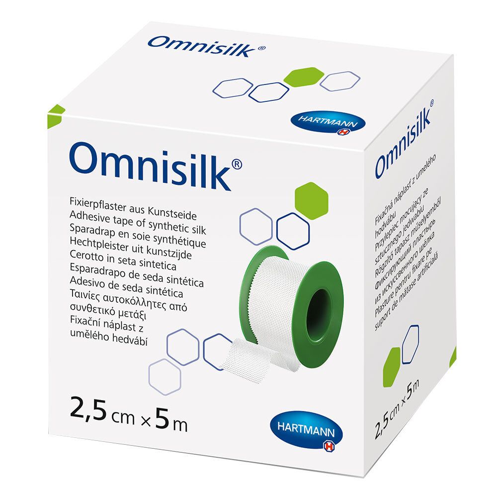 Omnisilk® Fixierpflaster 2,5 cm x 5 m