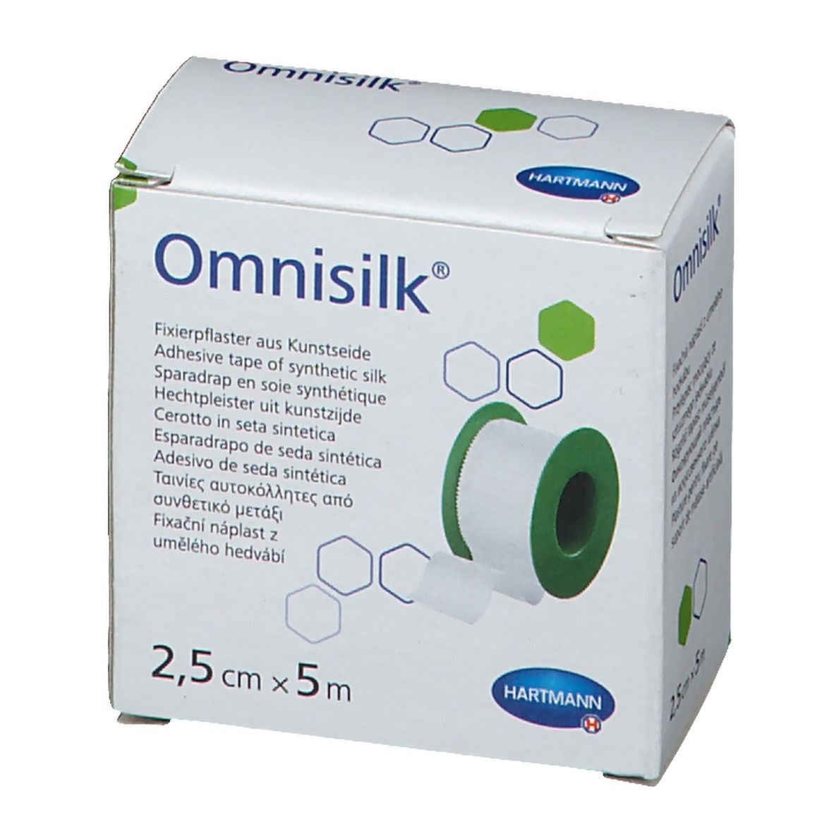 Omnisilk® Fixierpflaster 2,5 cm x 5 m