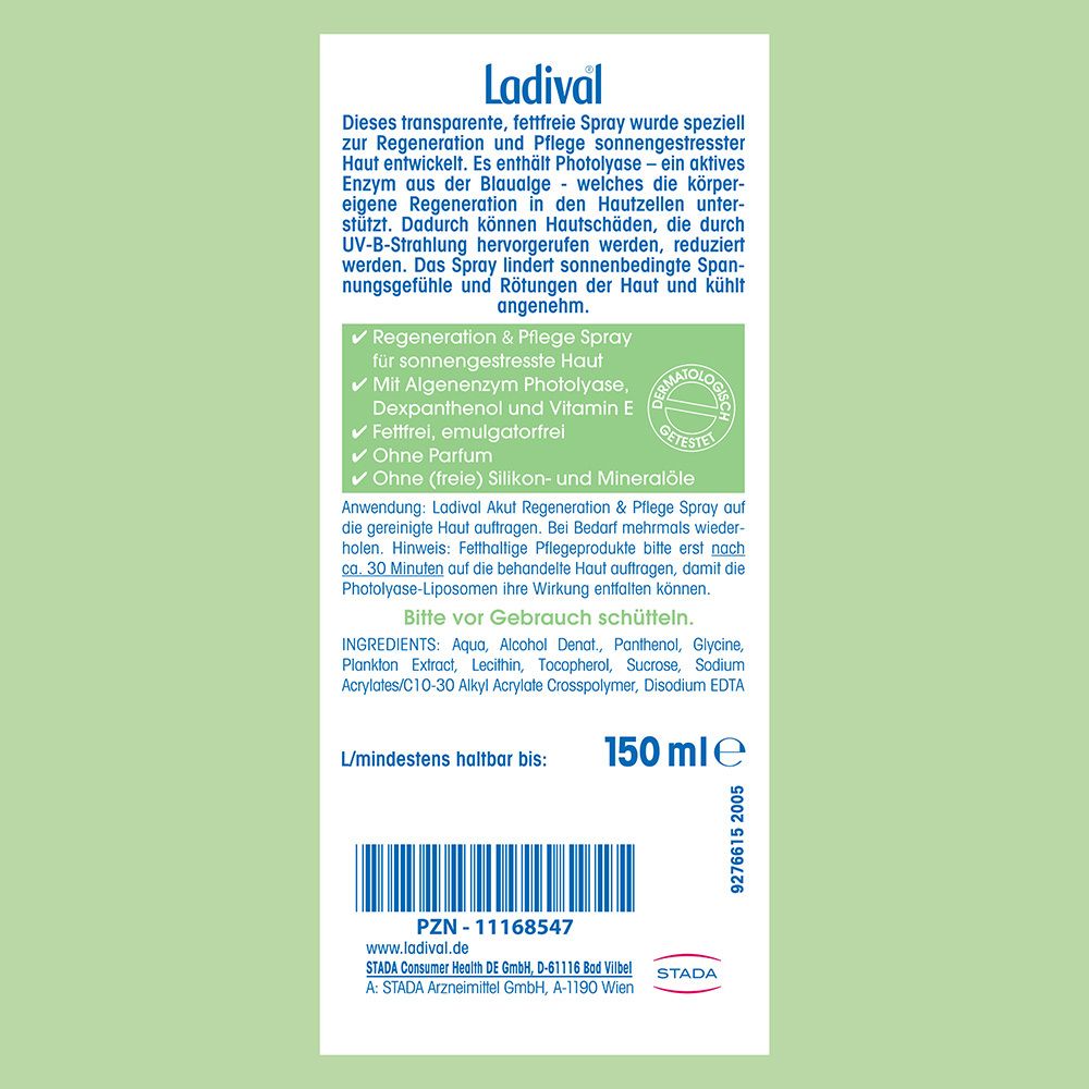 Ladival® Akut Après beruhigendes After Sun Spray für sonnengestresste Haut