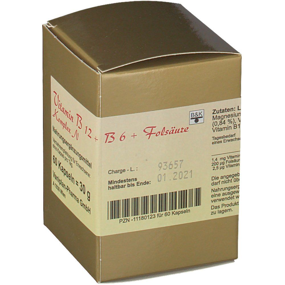 VITAMIN B12+B6+Folsäure Komplex N