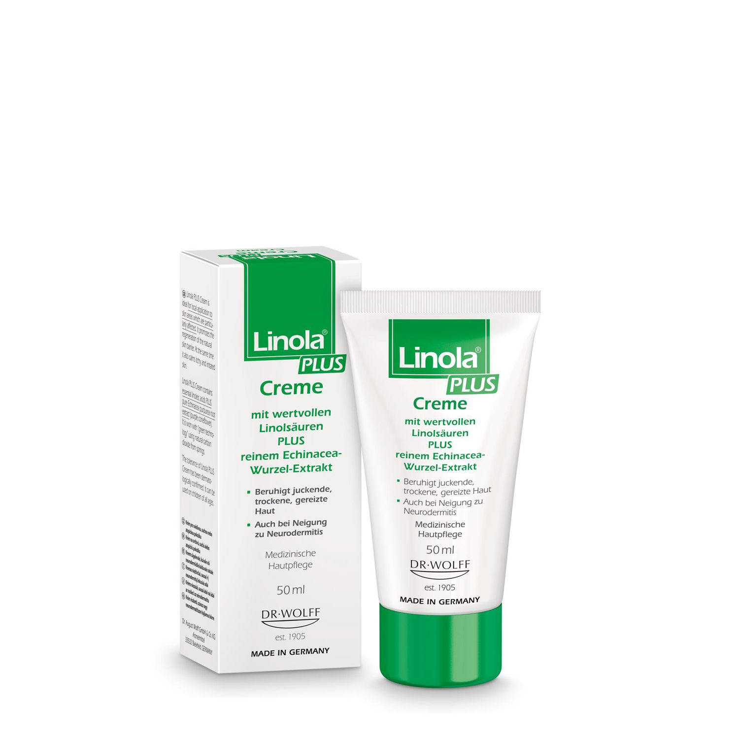 Linola PLUS Creme - Creme für juckende, trockene und irritierte Haut