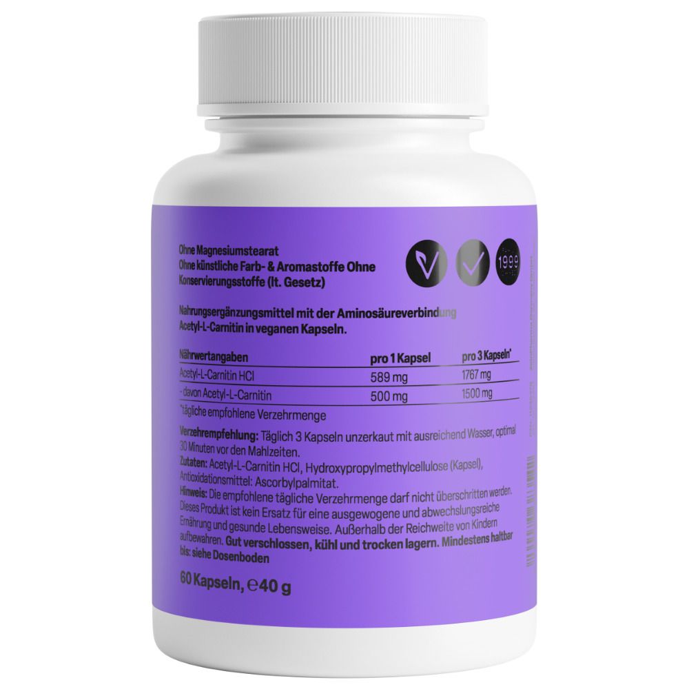 ZeinPharma® Acetyl L Carnitin Kapseln 500 mg