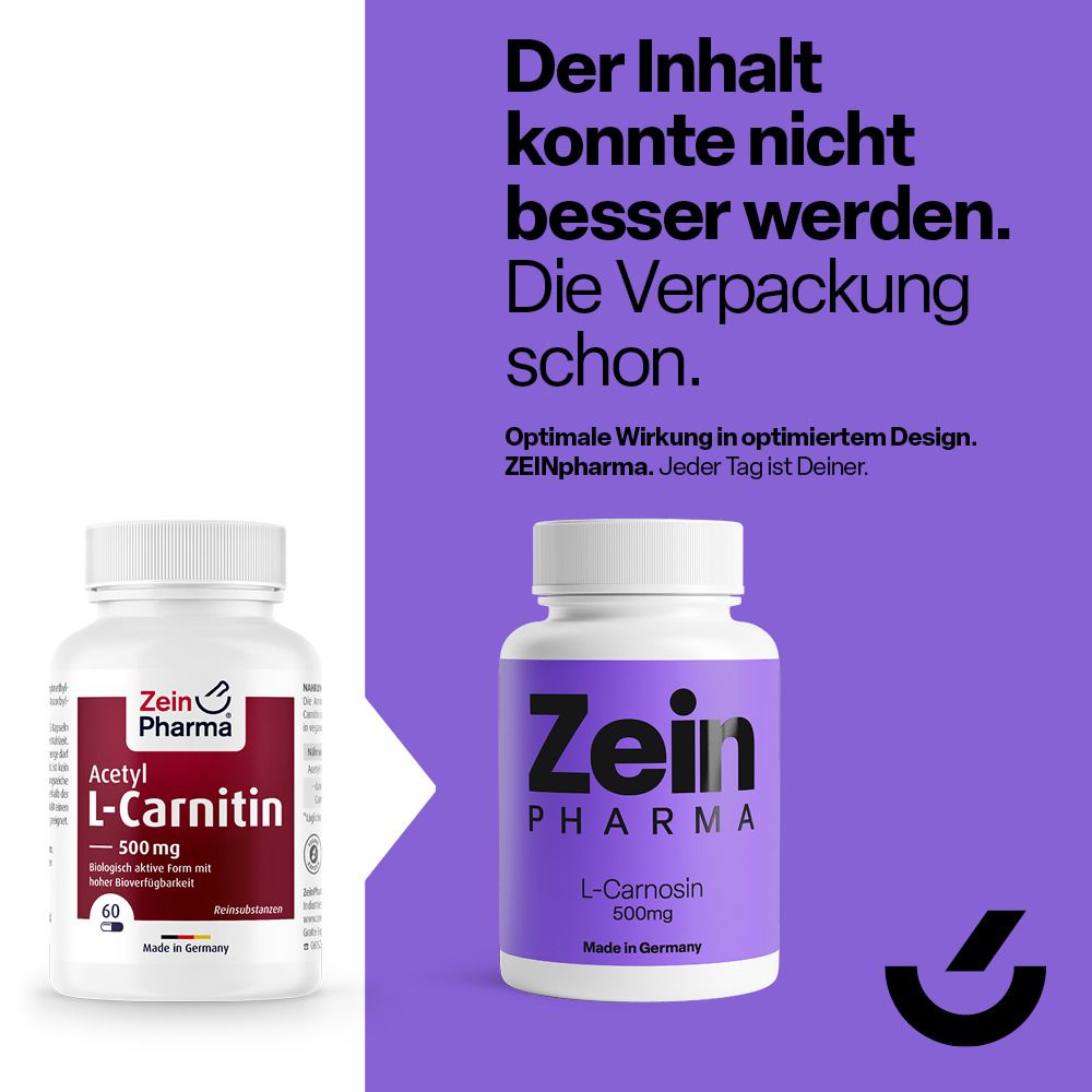 ZeinPharma® Acetyl L Carnitin Kapseln 500 mg