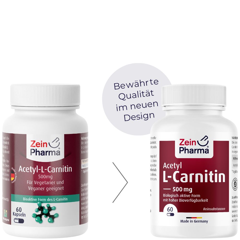 ZeinPharma® Acetyl L Carnitin Kapseln 500 mg