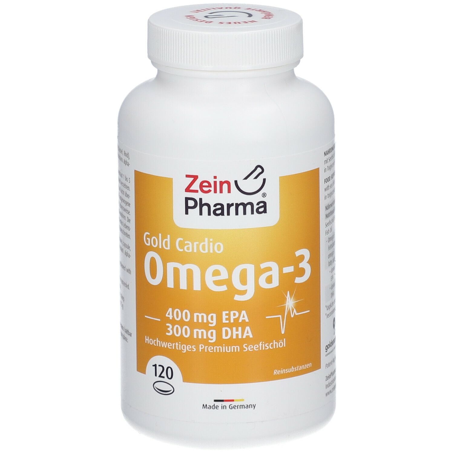 ZeinPharma® Omega 3 Kapseln Gold Cardio Edition