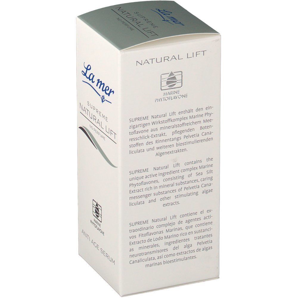 La mer SUPREME Natural Lift Anti Age Serum ohne Parfum
