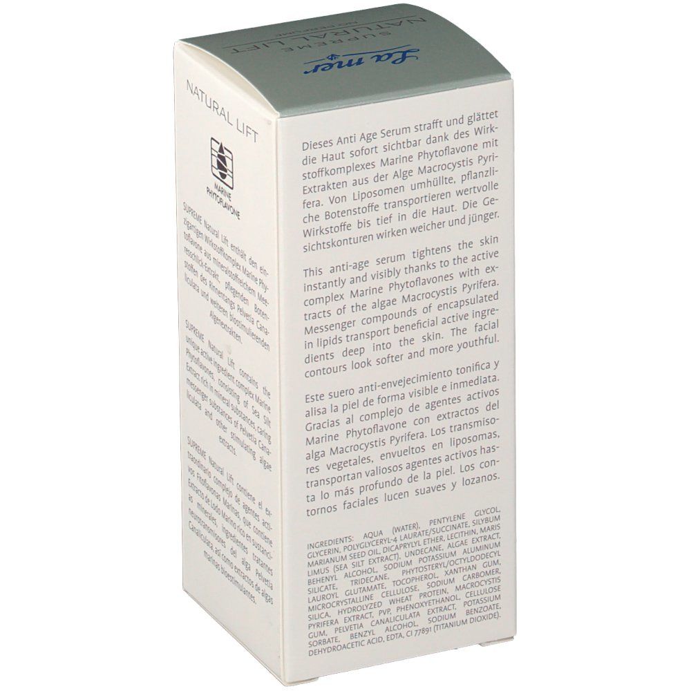 La mer SUPREME Natural Lift Anti Age Serum ohne Parfum