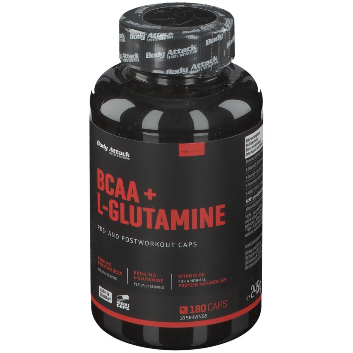 Body Attack BCAA + L-Glutamine 12000