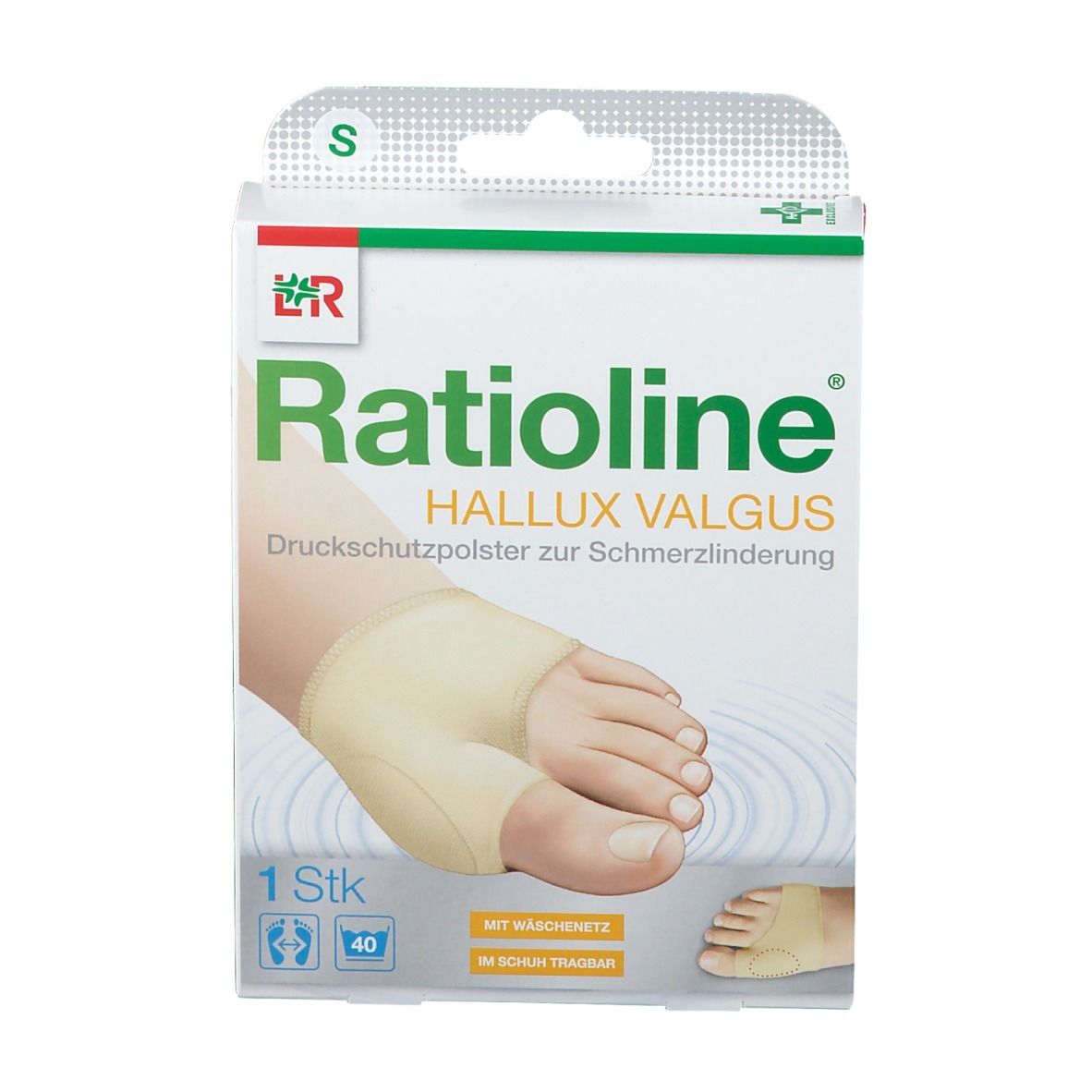 Ratioline® Hallux Valgus Druckschutzpolster S