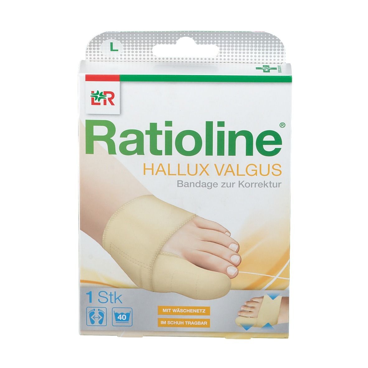 Ratioline® Hallux Valgus Bandage L 1 St 