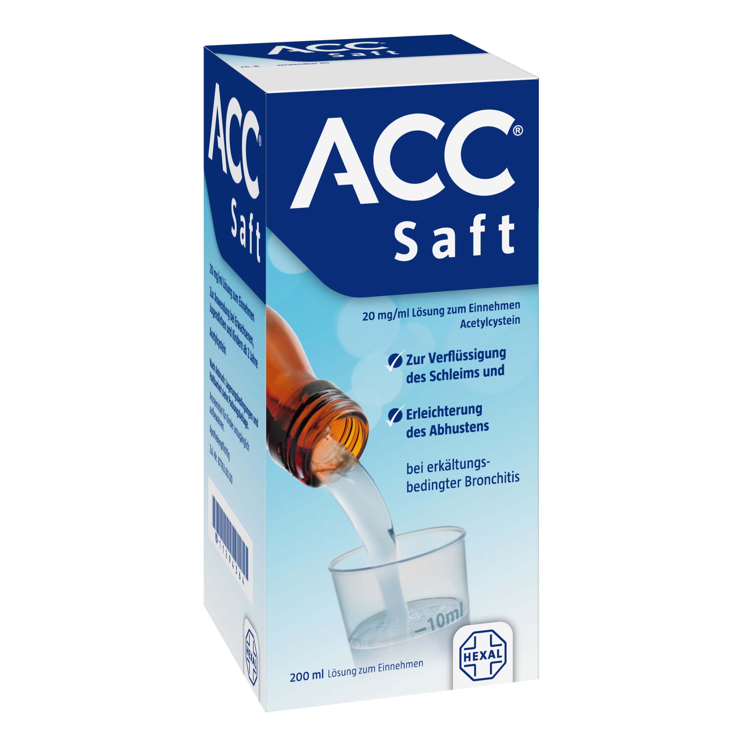 ACC® Saft 20 mg/ml Lösung zum Einnehmen