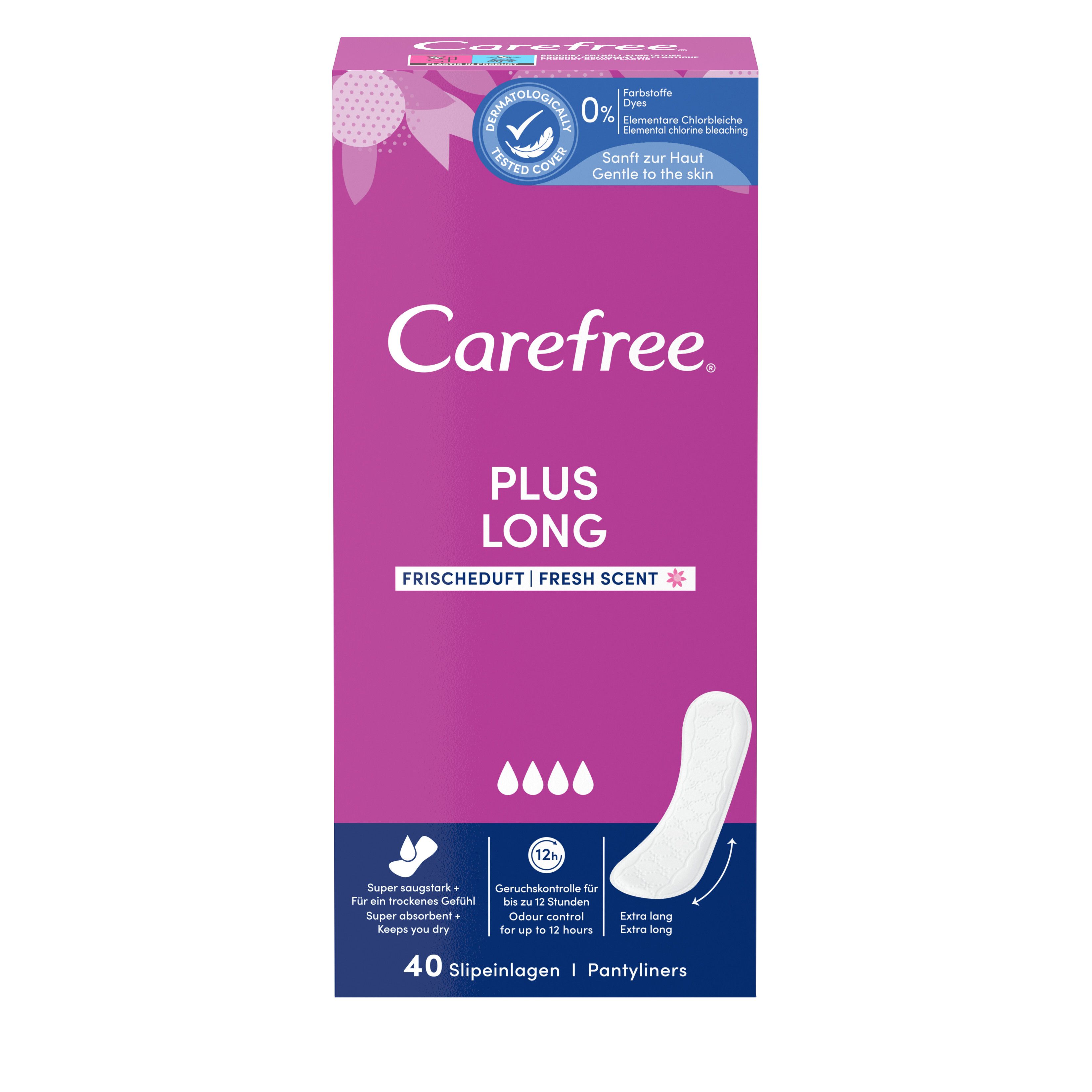 CAREFREE® plus long mit Frischeduft