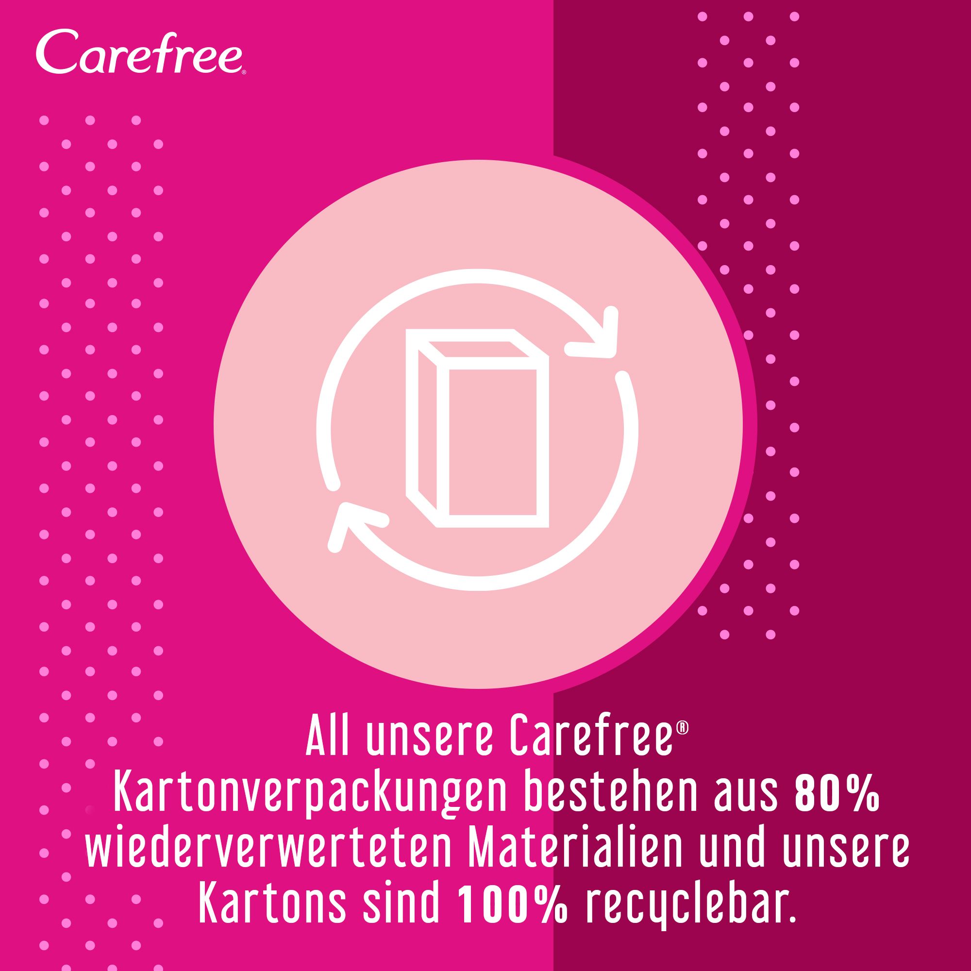 CAREFREE® plus long mit Frischeduft