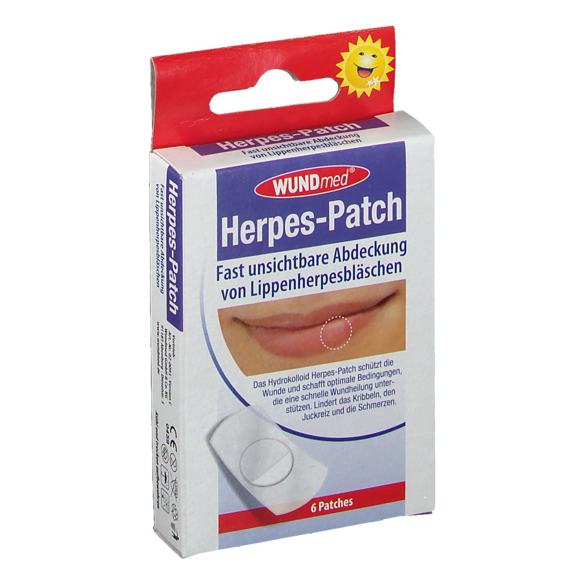 WUNDmed® Herpes-Patch 6 St 