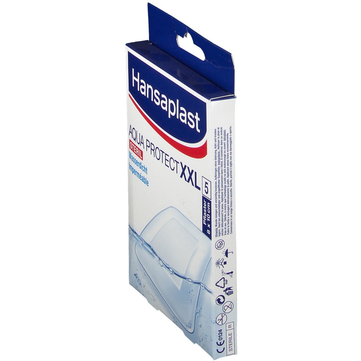 Hansaplast XXL Aqua Protect Pflaster 8 x 10 cm