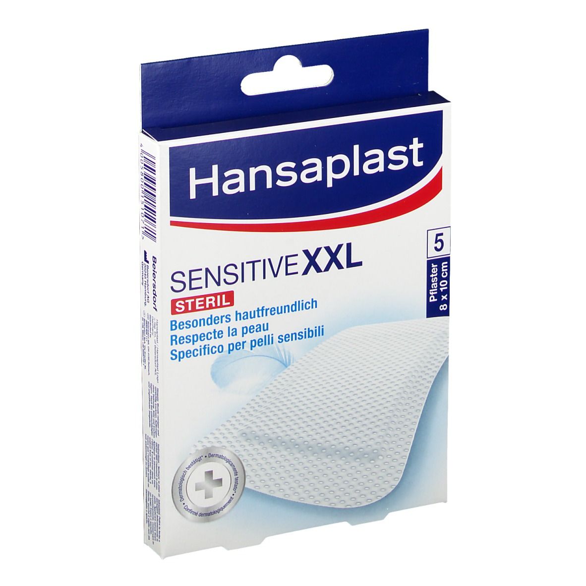 Hansaplast Sensitive XXL Pflaster 8 x 10 cm