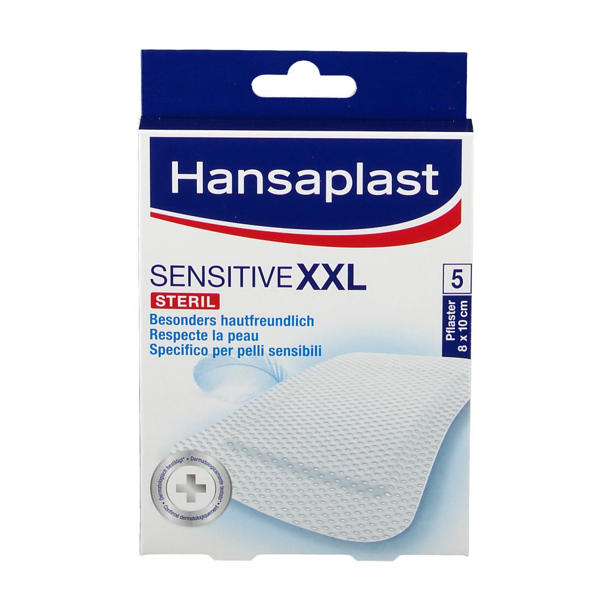 Hansaplast Sensitive XXL Pflaster 8 x 10 cm