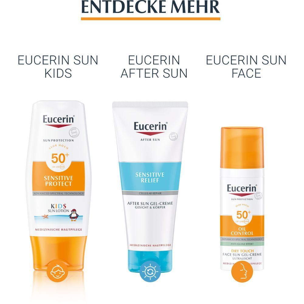 Eucerin® Sensitive Protect Kids Sun Lotion LSF 50+ – sehr hoher Sonnenschutz für Kinder