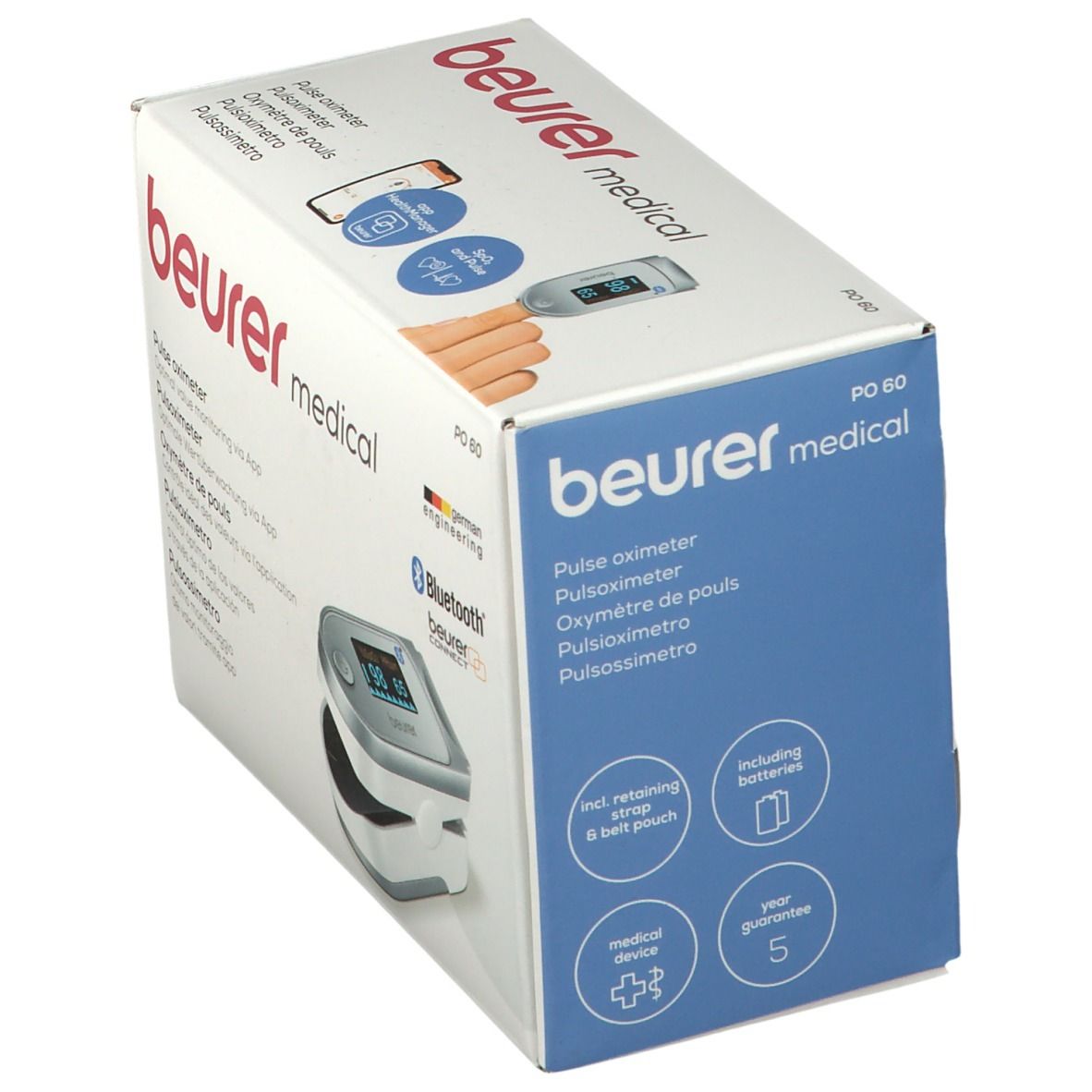 Beurer Pulsoximeter PO 60 mit Bluetooth