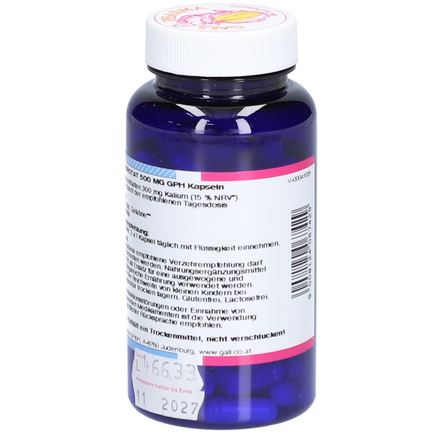 Hecht-Pharma Kaliumorotat 500 mg GPH Kapseln