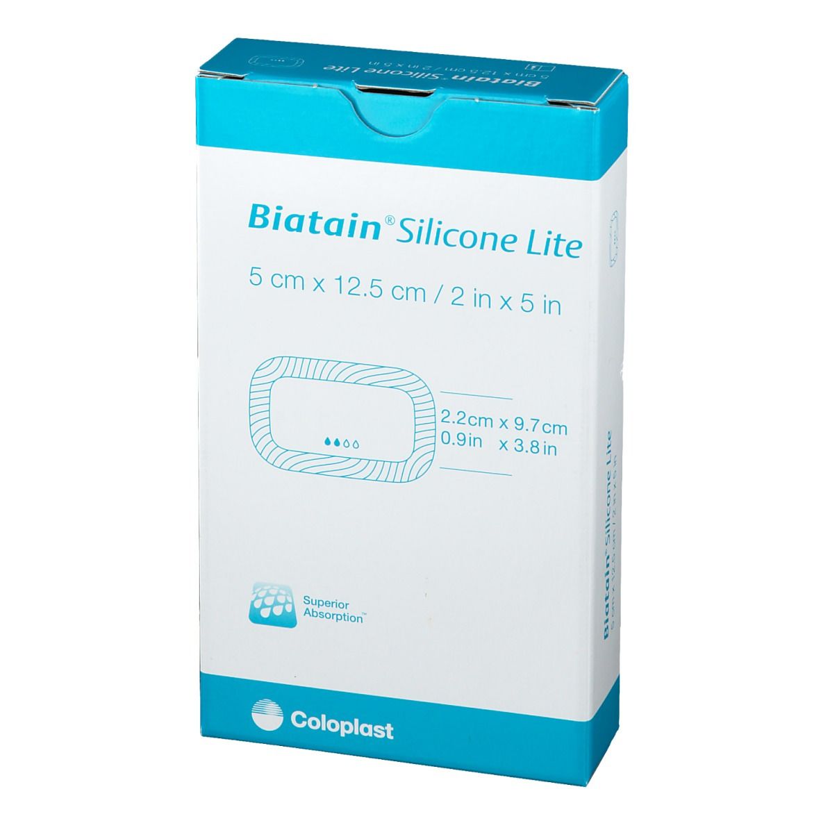 BIATAIN® Silicone Lite Schaumverband 5 x 12,5 cm