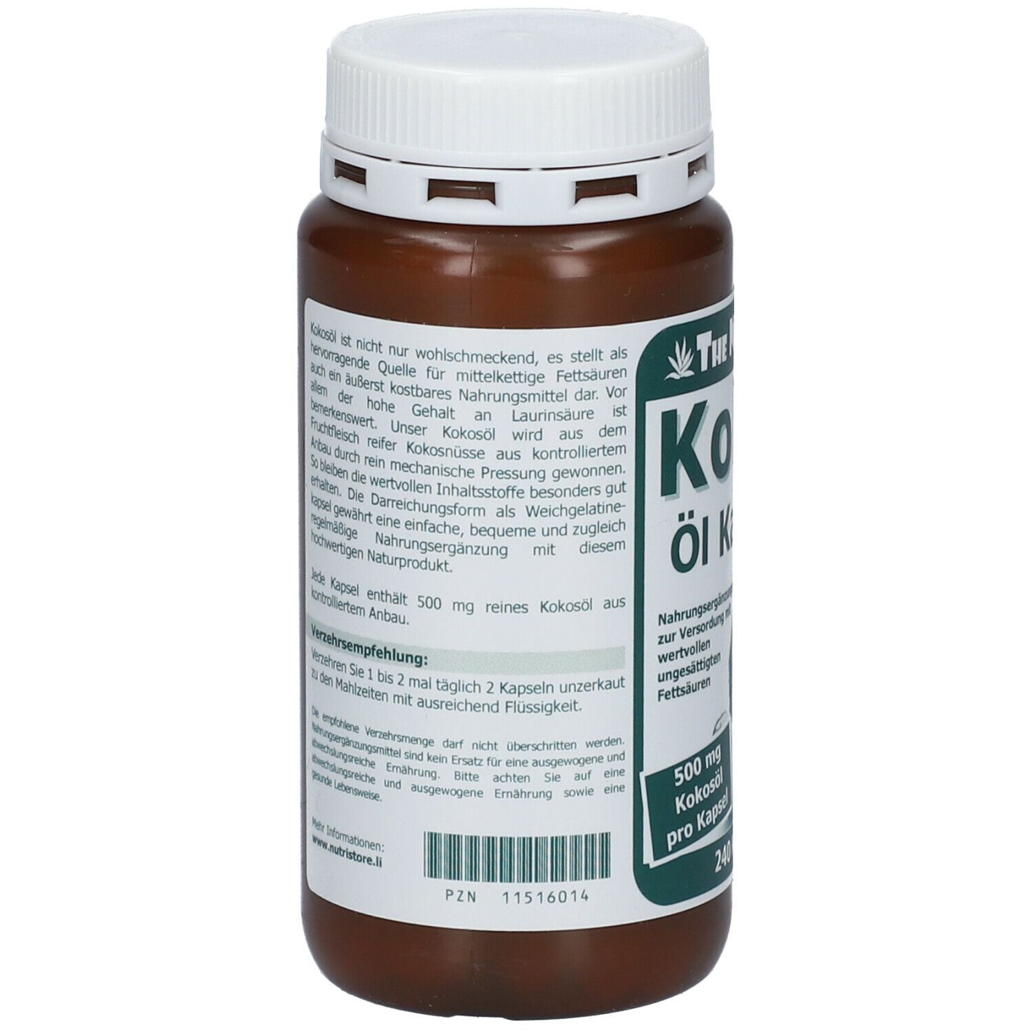 Kokosöl-Kapseln 500 mg