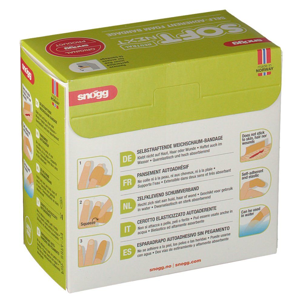 Snögg Soft® Next Pflaster 6 cm x 4,5 m neutral