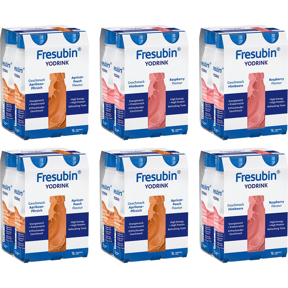 Fresubin YoDrink Mischkarton | Trinkmahlzeit mit Vitaminen & Eiweiß