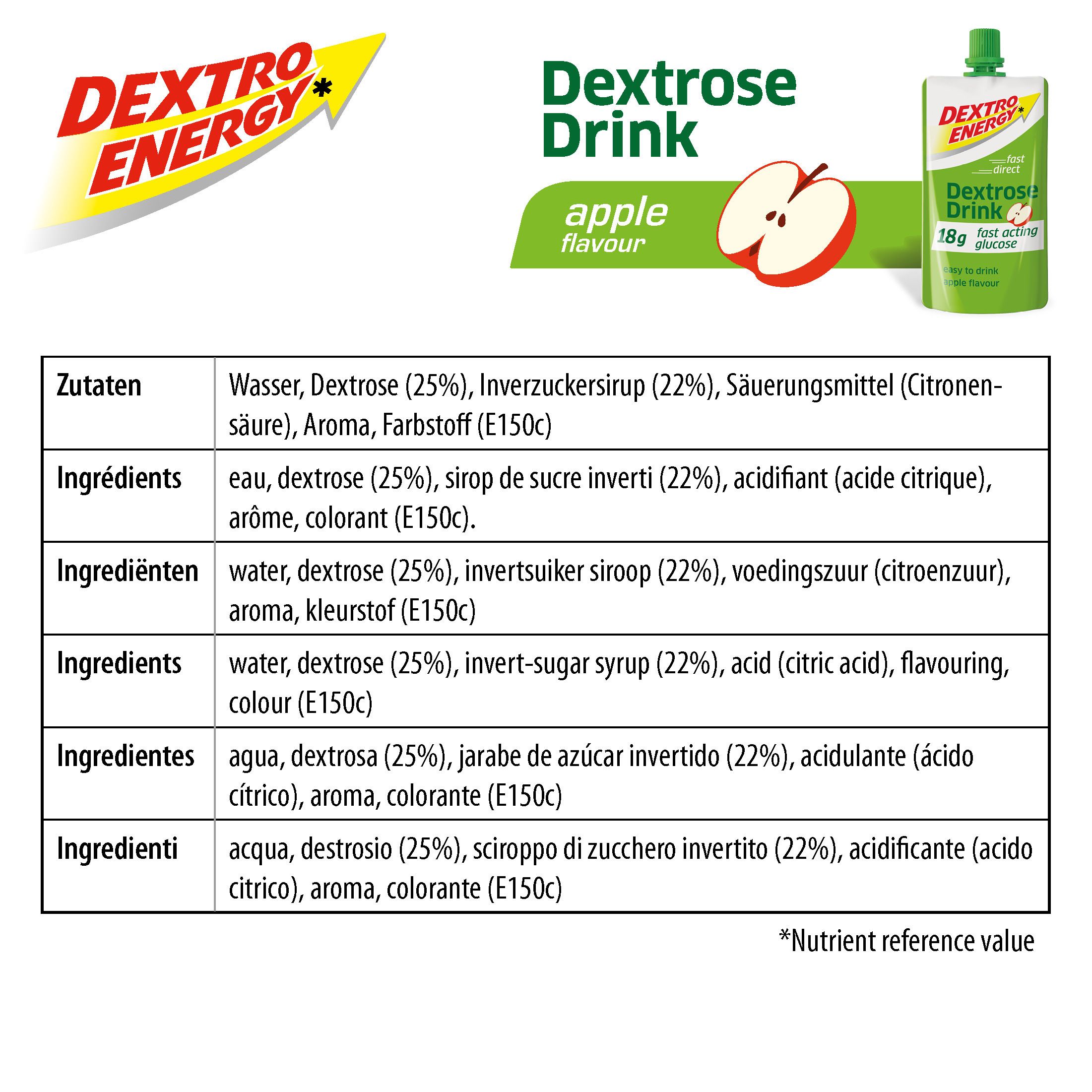 Dextro Energy Apfel Dextrose Drink