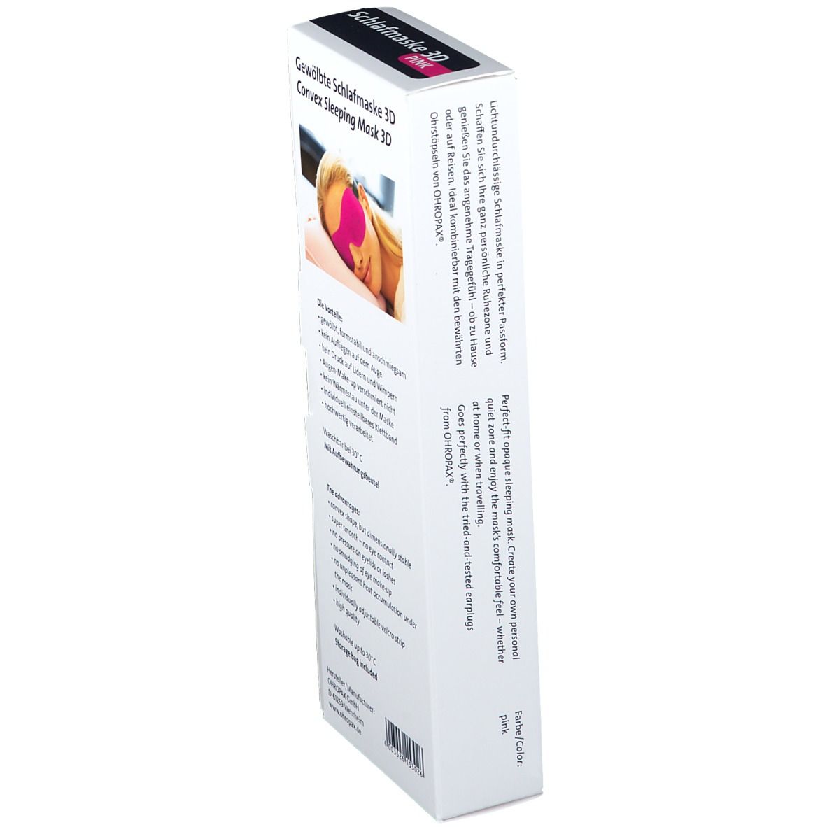 OHROPAX® Schlafmaske 3D pink 1 St - Shop Apotheke