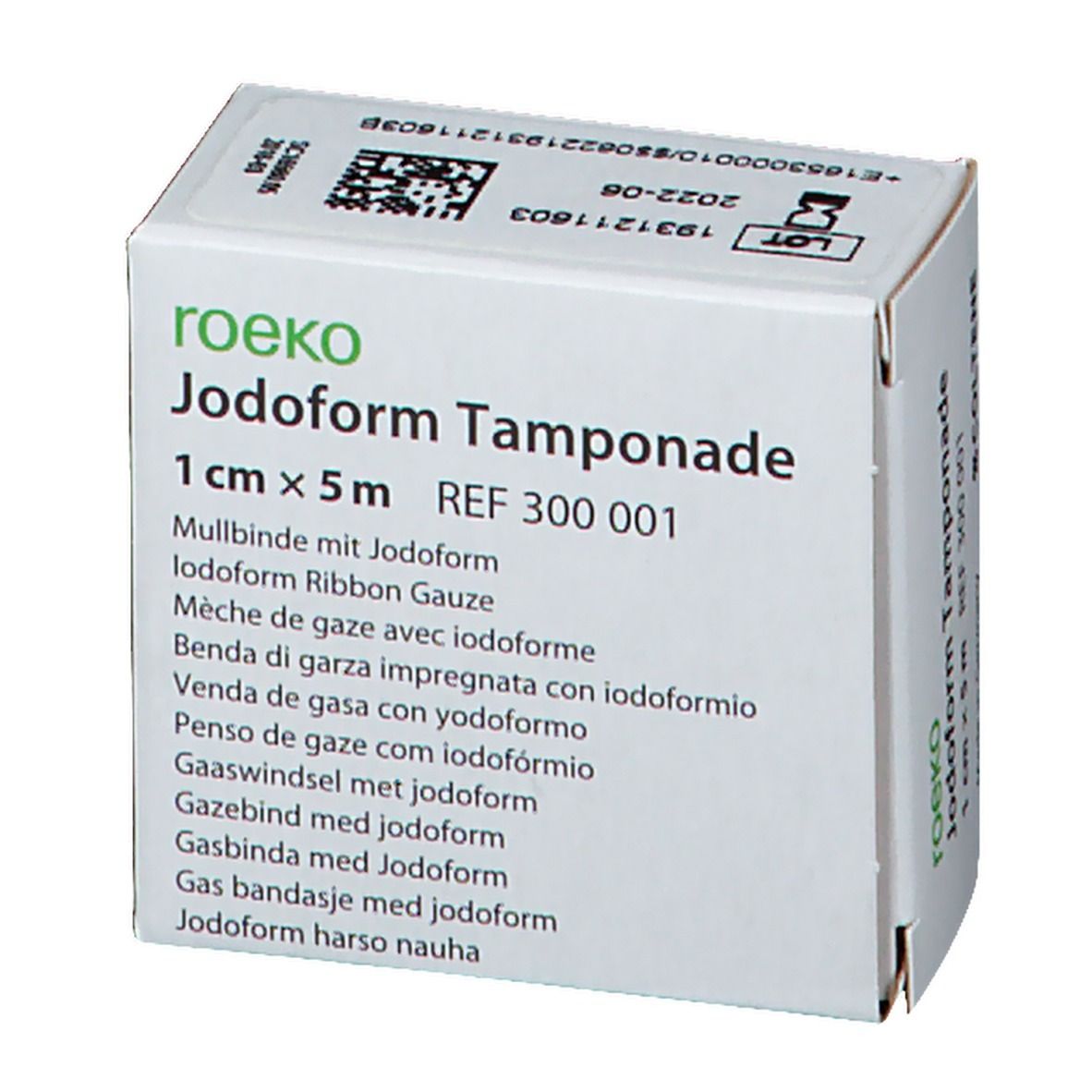 Jodoform Tamponade 1 cm x 5 m